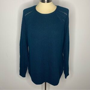 Sonoma Teal Crew Neck Sweater